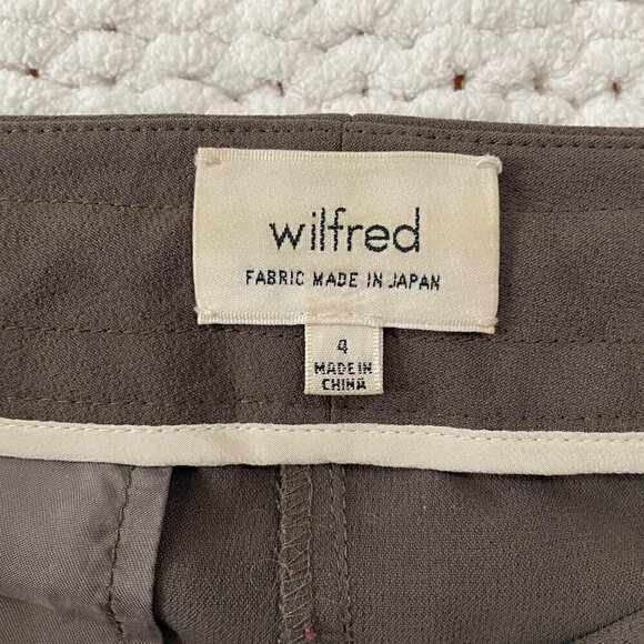 Wilfred Aritzia Army Green Allant Pant - Size 4 - Picture 4 of 7